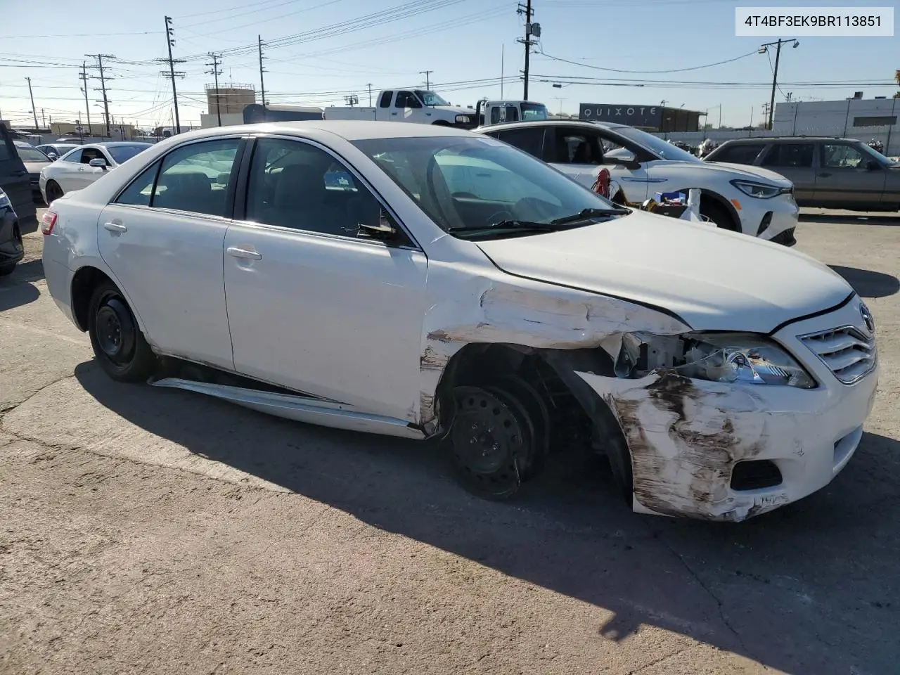 4T4BF3EK9BR113851 2011 Toyota Camry Base