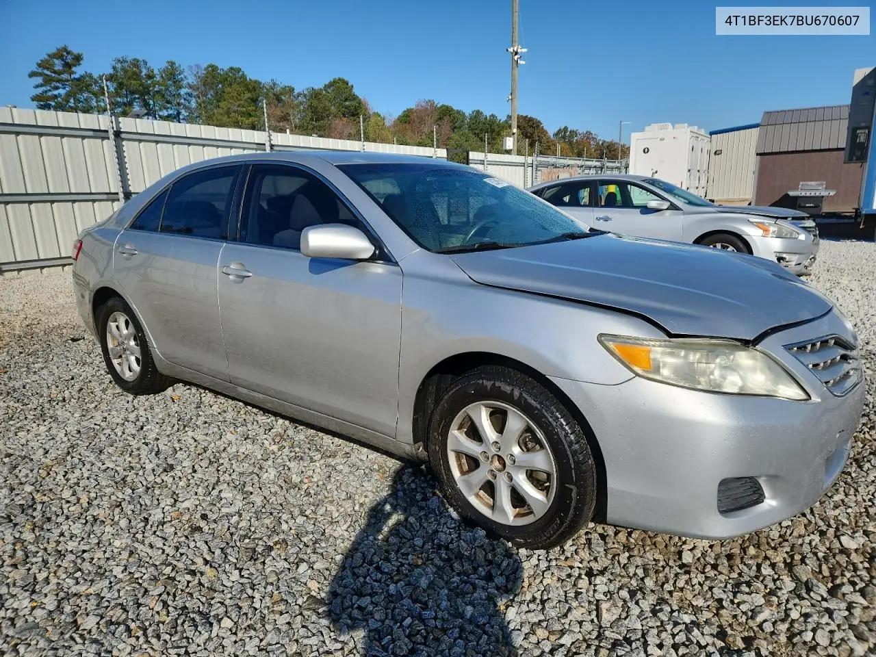 4T1BF3EK7BU670607 2011 Toyota Camry Base