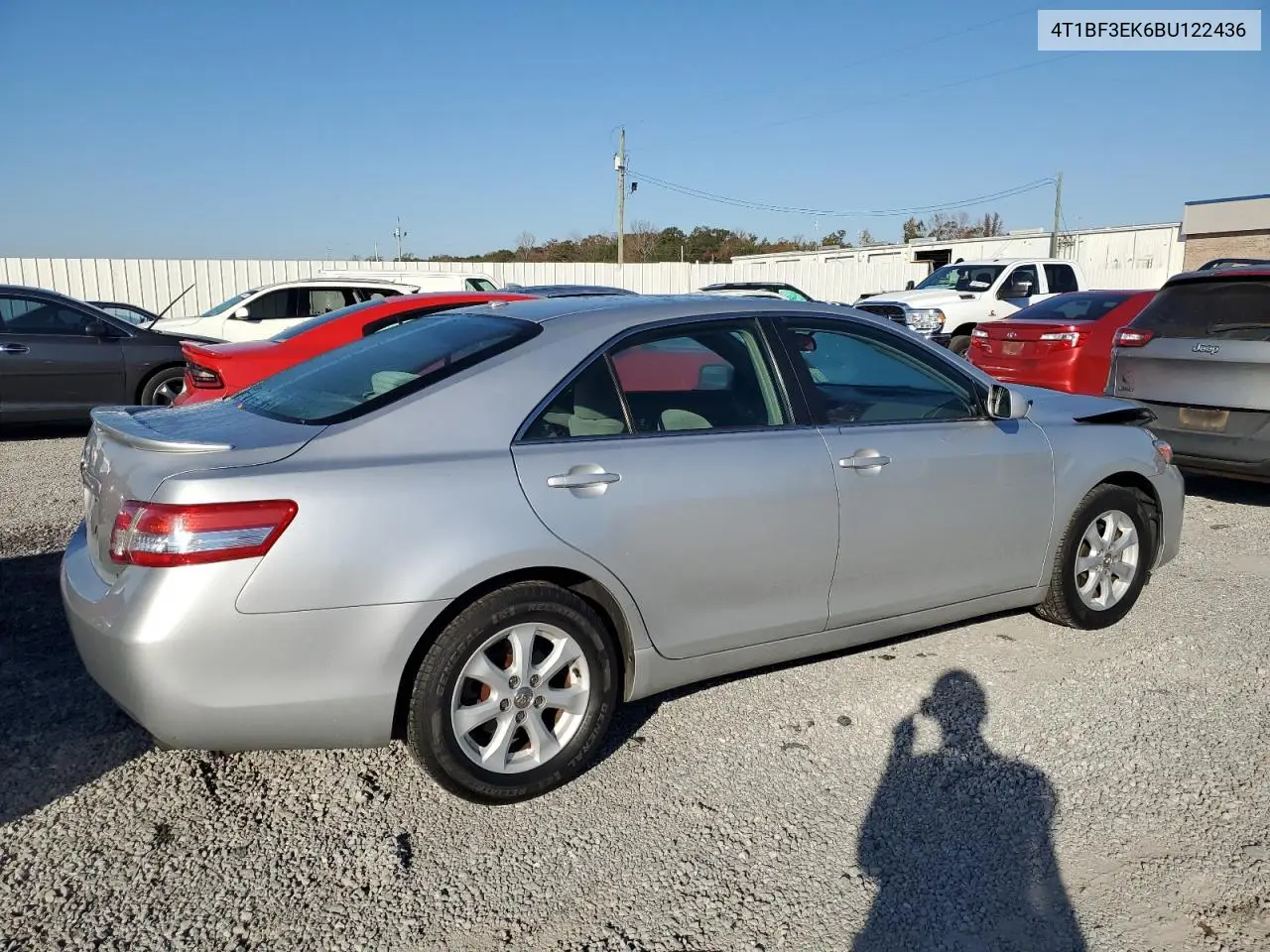 4T1BF3EK6BU122436 2011 Toyota Camry Base