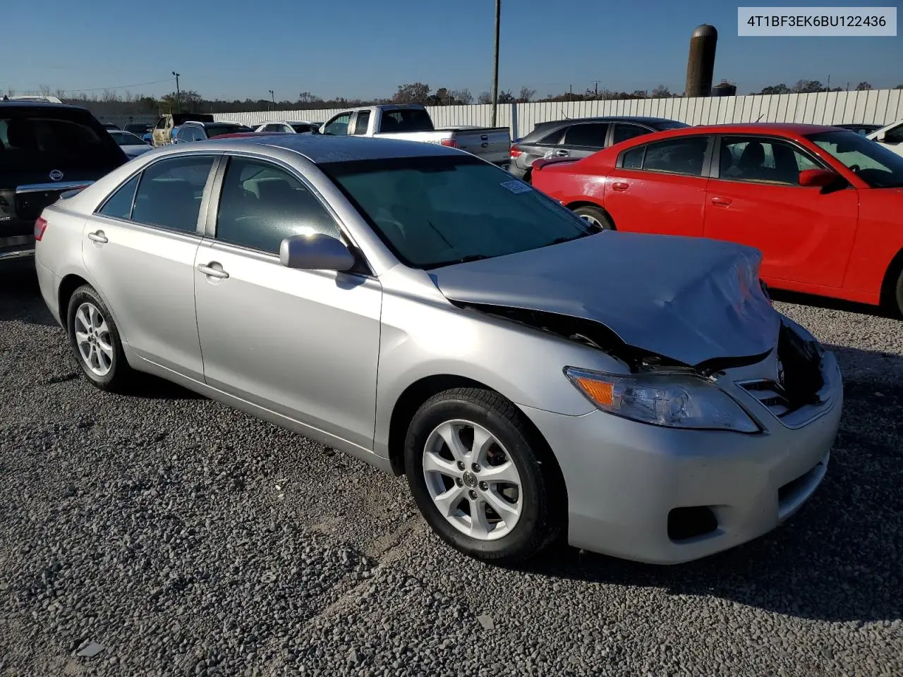 4T1BF3EK6BU122436 2011 Toyota Camry Base