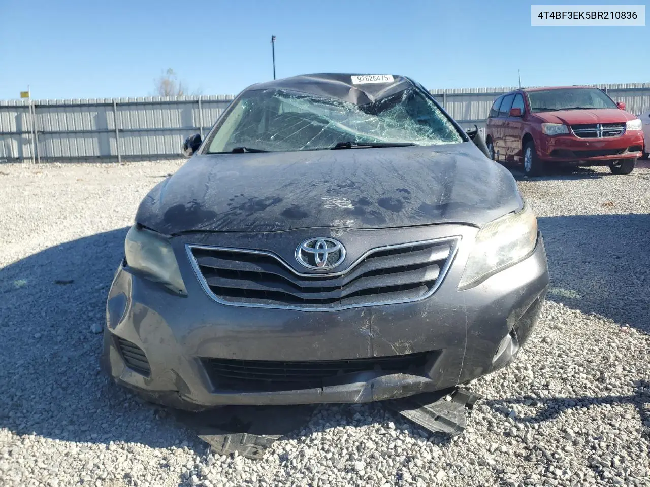 4T4BF3EK5BR210836 2011 Toyota Camry Base
