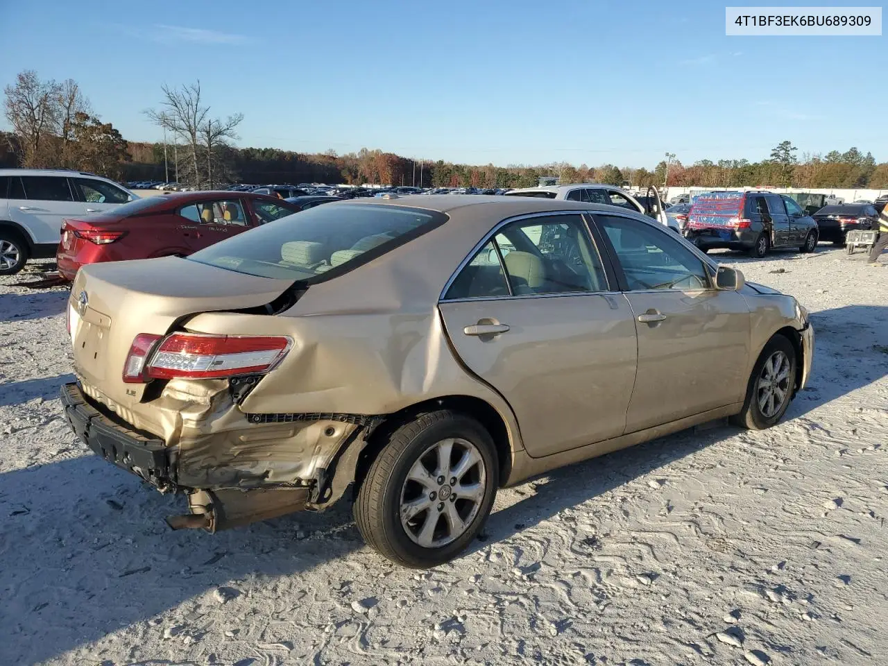 4T1BF3EK6BU689309 2011 Toyota Camry Base