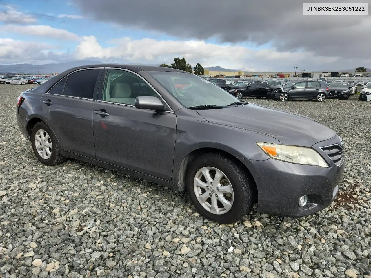 JTNBK3EK2B3051222 2011 Toyota Camry Se