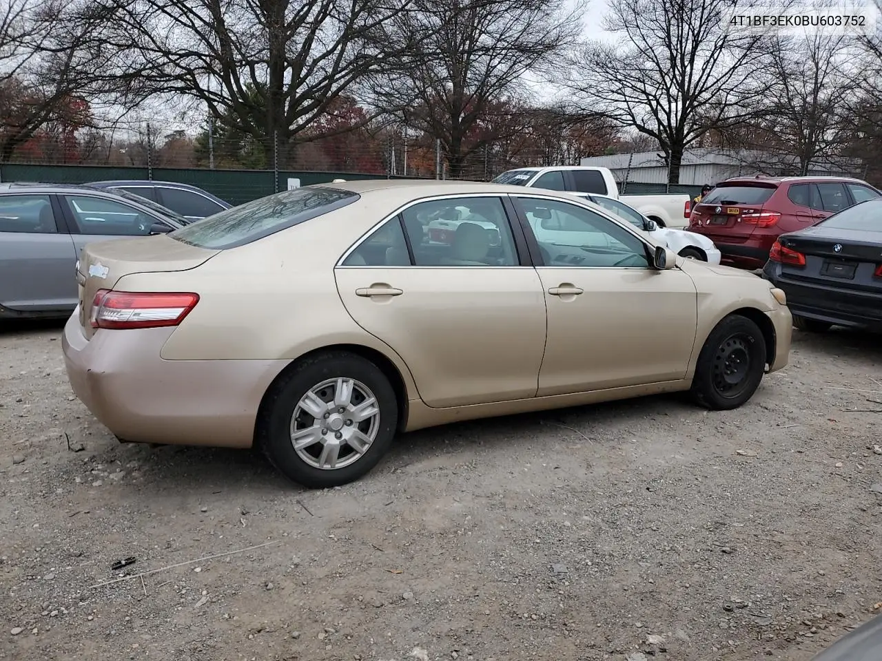 4T1BF3EK0BU603752 2011 Toyota Camry Base