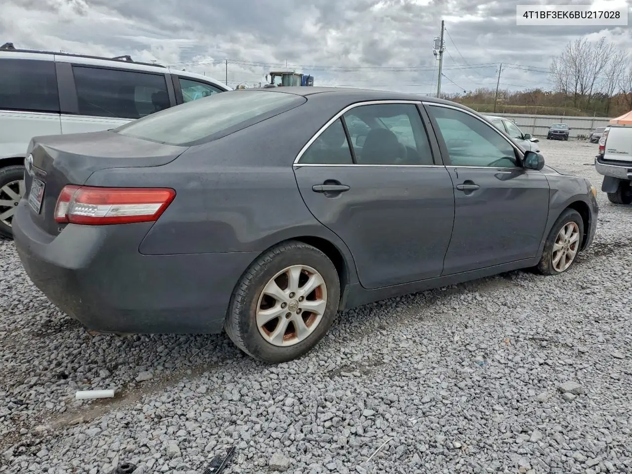 4T1BF3EK6BU217028 2011 Toyota Camry Base