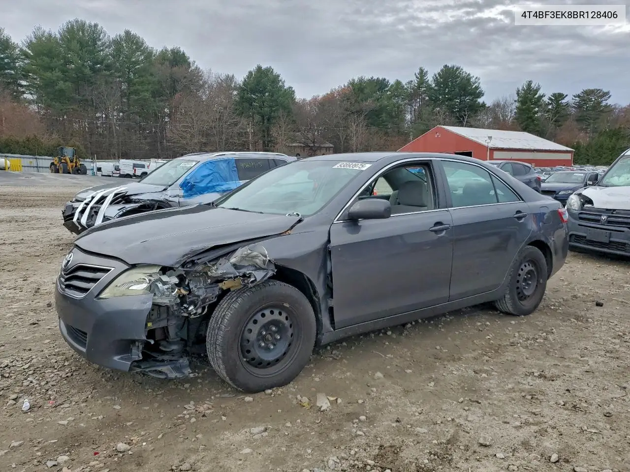 4T4BF3EK8BR128406 2011 Toyota Camry Base