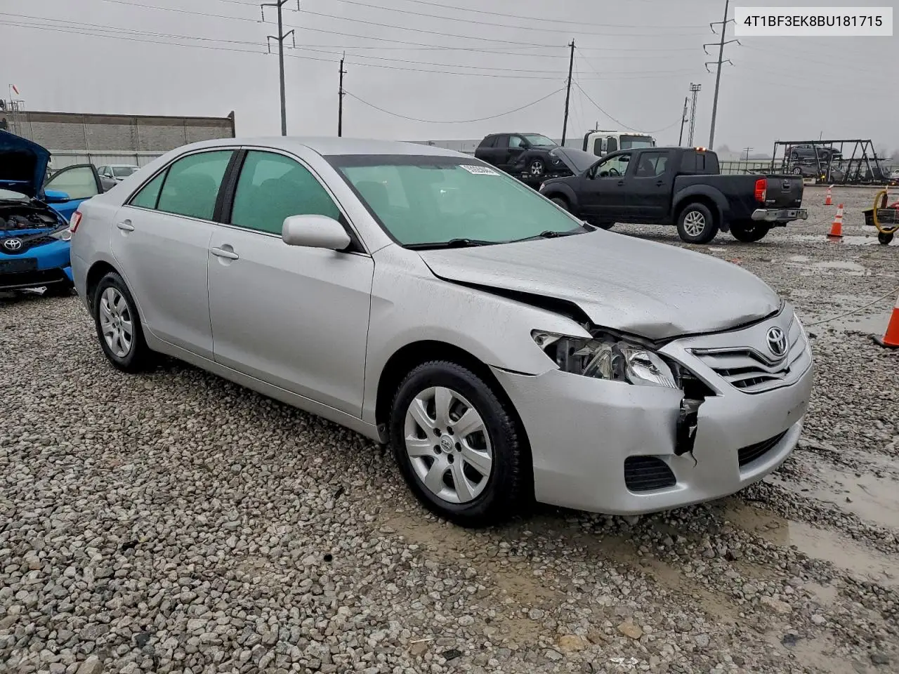 4T1BF3EK8BU181715 2011 Toyota Camry Base