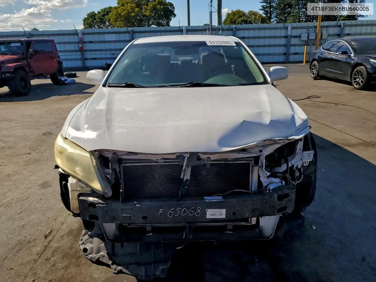 4T1BF3EK6BU660005 2011 Toyota Camry Base