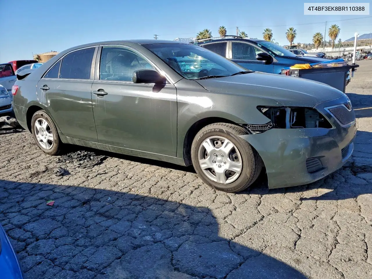 4T4BF3EK8BR110388 2011 Toyota Camry Base