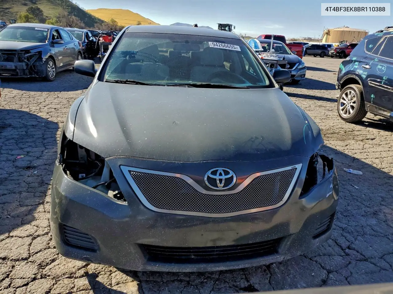 4T4BF3EK8BR110388 2011 Toyota Camry Base