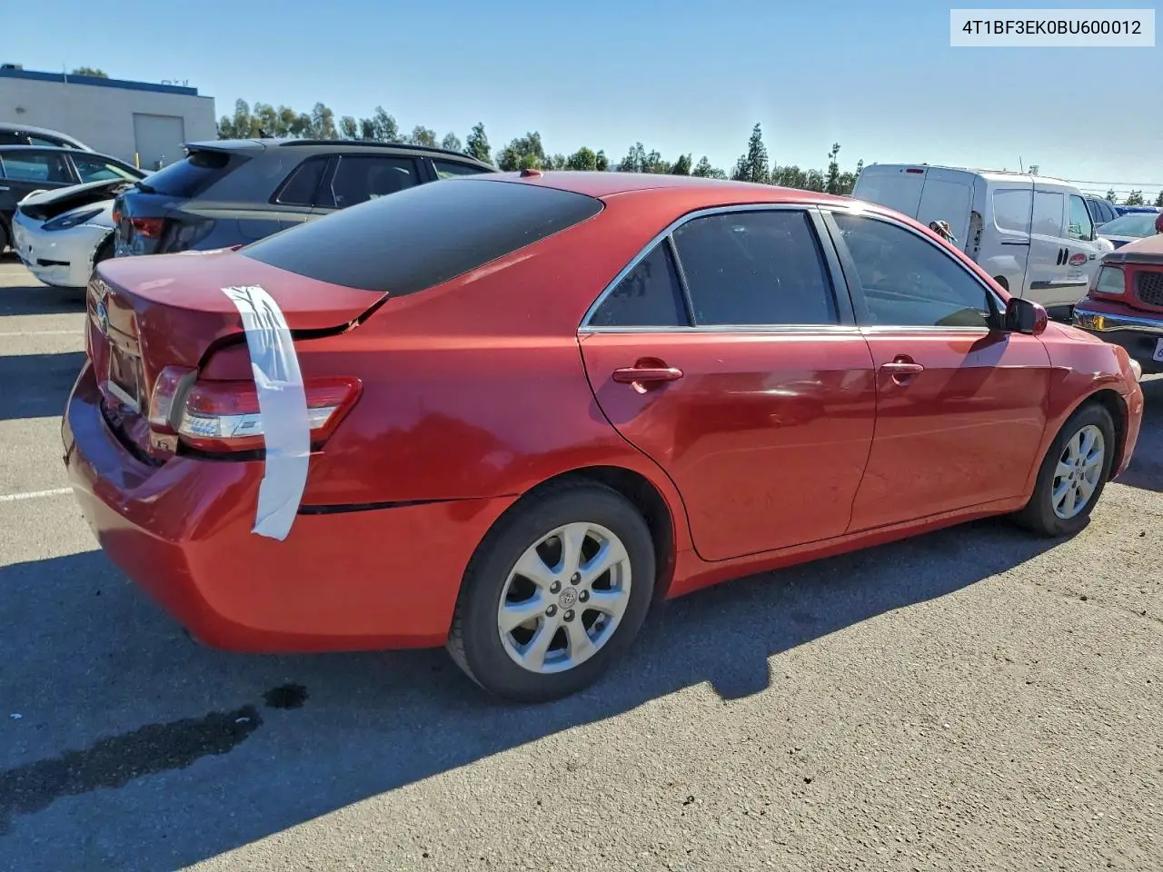 4T1BF3EK0BU600012 2011 Toyota Camry Base