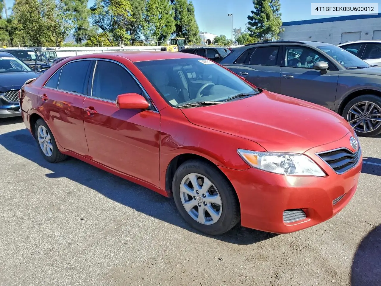 4T1BF3EK0BU600012 2011 Toyota Camry Base