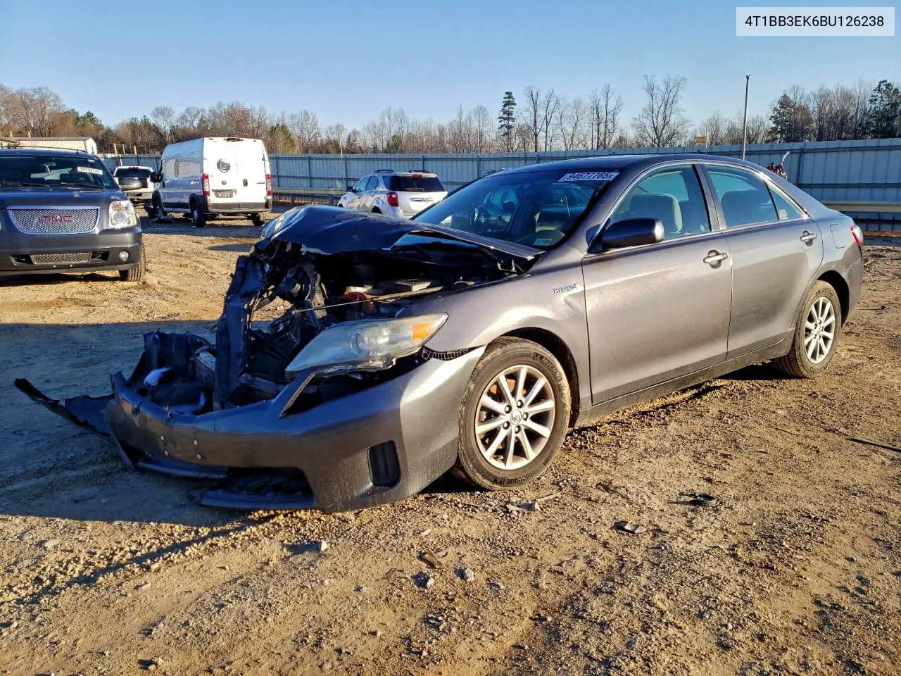 4T1BB3EK6BU126238 2011 Toyota Camry Hybrid