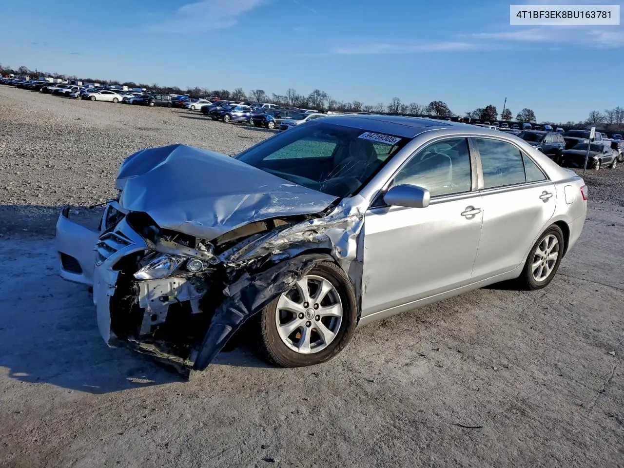 4T1BF3EK8BU163781 2011 Toyota Camry Le