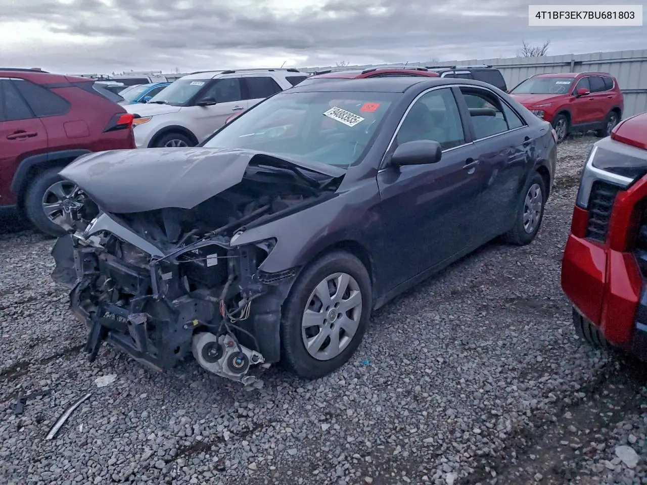 4T1BF3EK7BU681803 2011 Toyota Camry Base