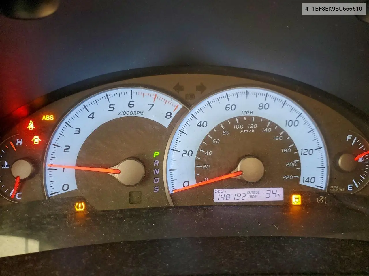 4T1BF3EK9BU666610 2011 Toyota Camry Base