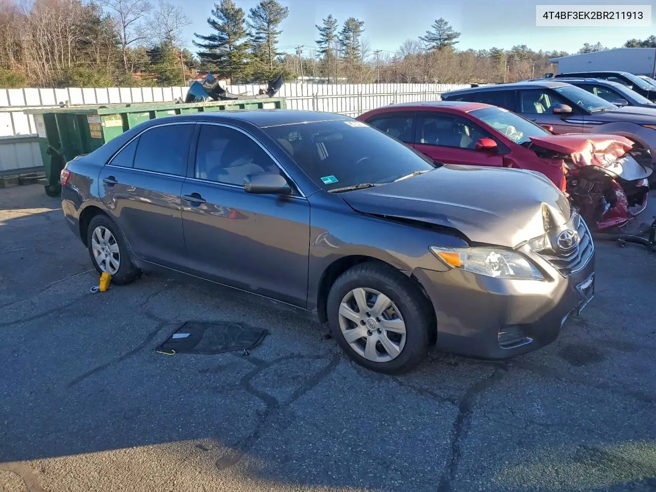 4T4BF3EK2BR211913 2011 Toyota Camry Base