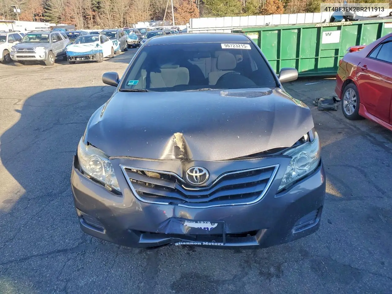 4T4BF3EK2BR211913 2011 Toyota Camry Base