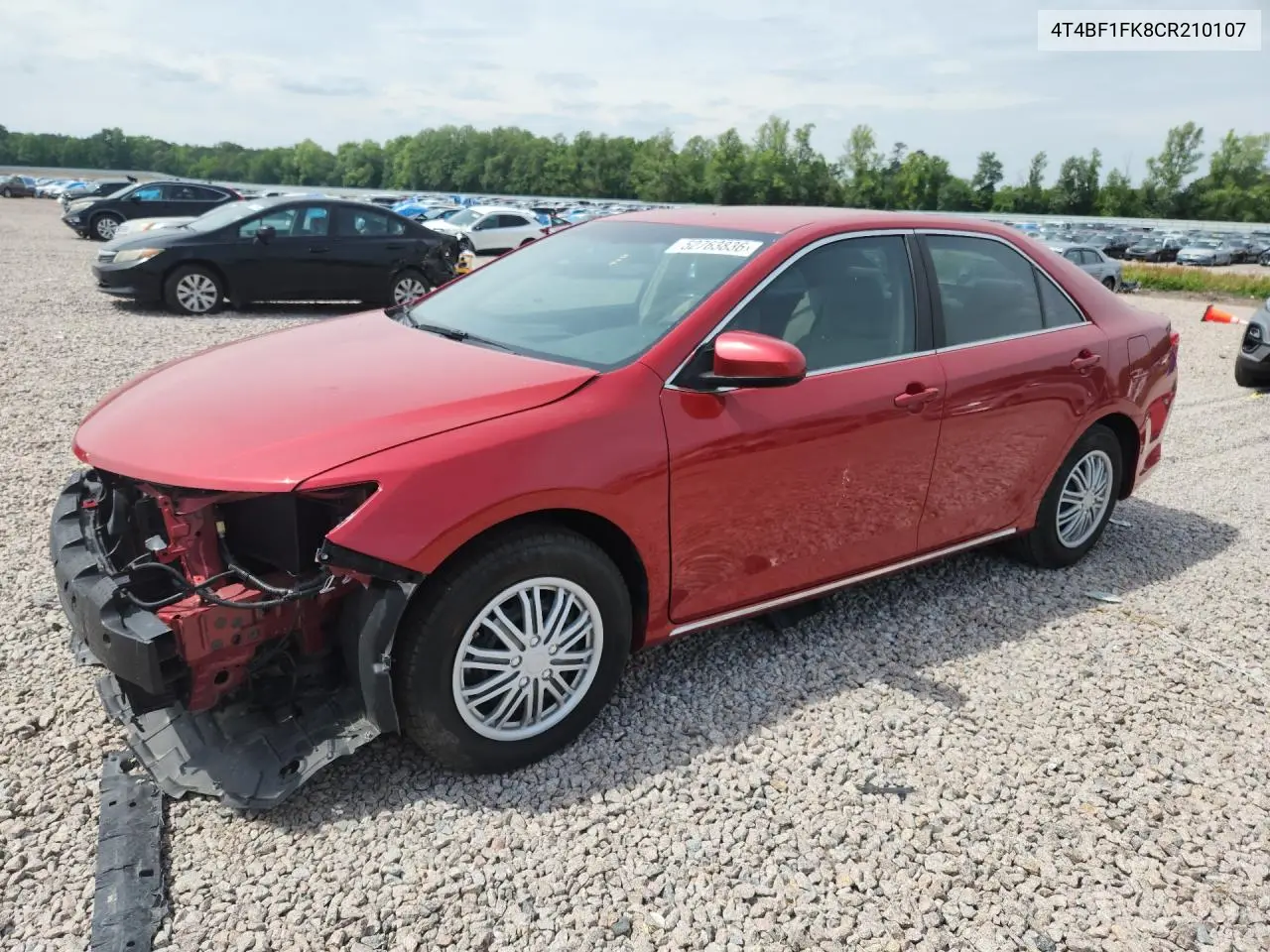 4T4BF1FK8CR210107 2012 Toyota Camry Le