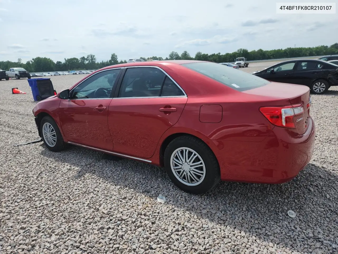 4T4BF1FK8CR210107 2012 Toyota Camry Le