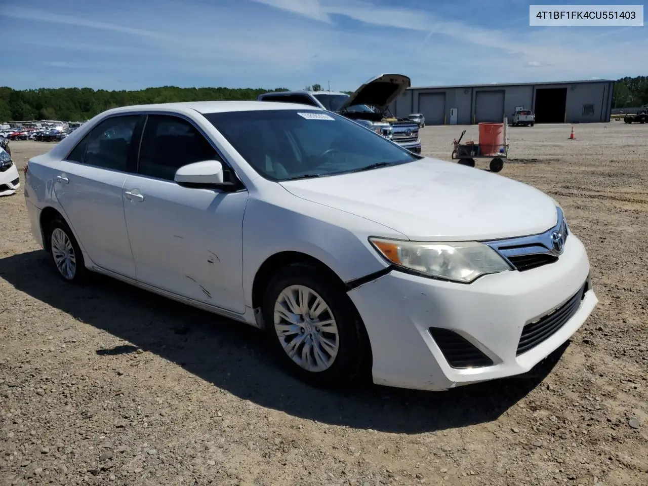 4T1BF1FK4CU551403 2012 Toyota Camry Base