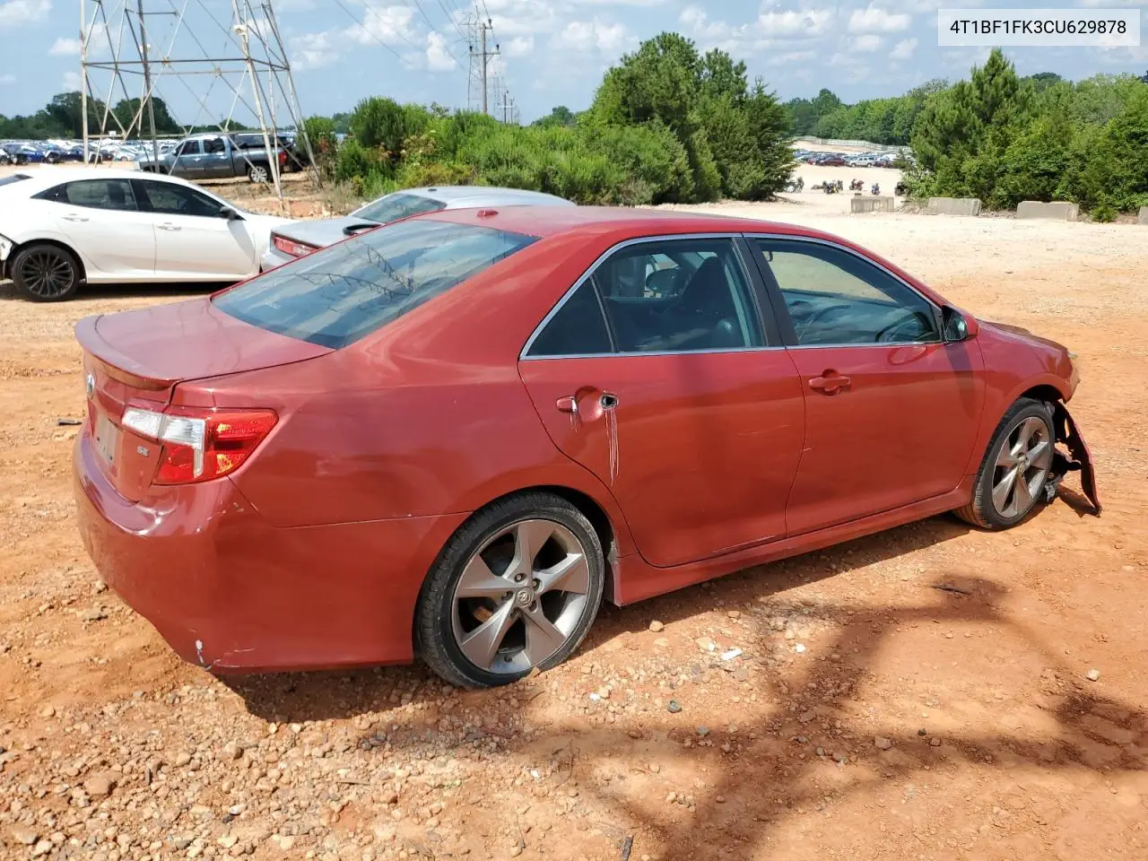 4T1BF1FK3CU629878 2012 Toyota Camry Base