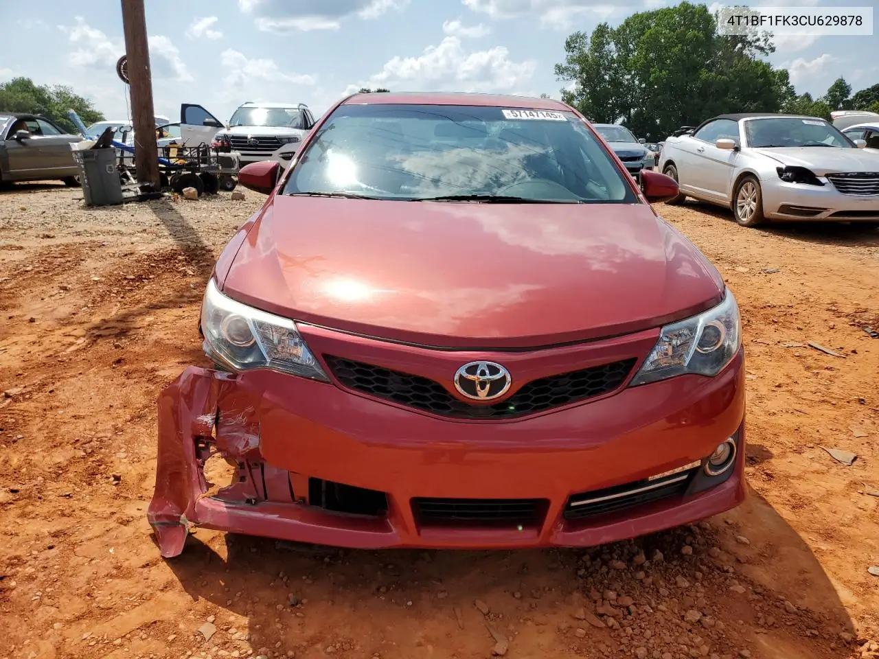 4T1BF1FK3CU629878 2012 Toyota Camry Base