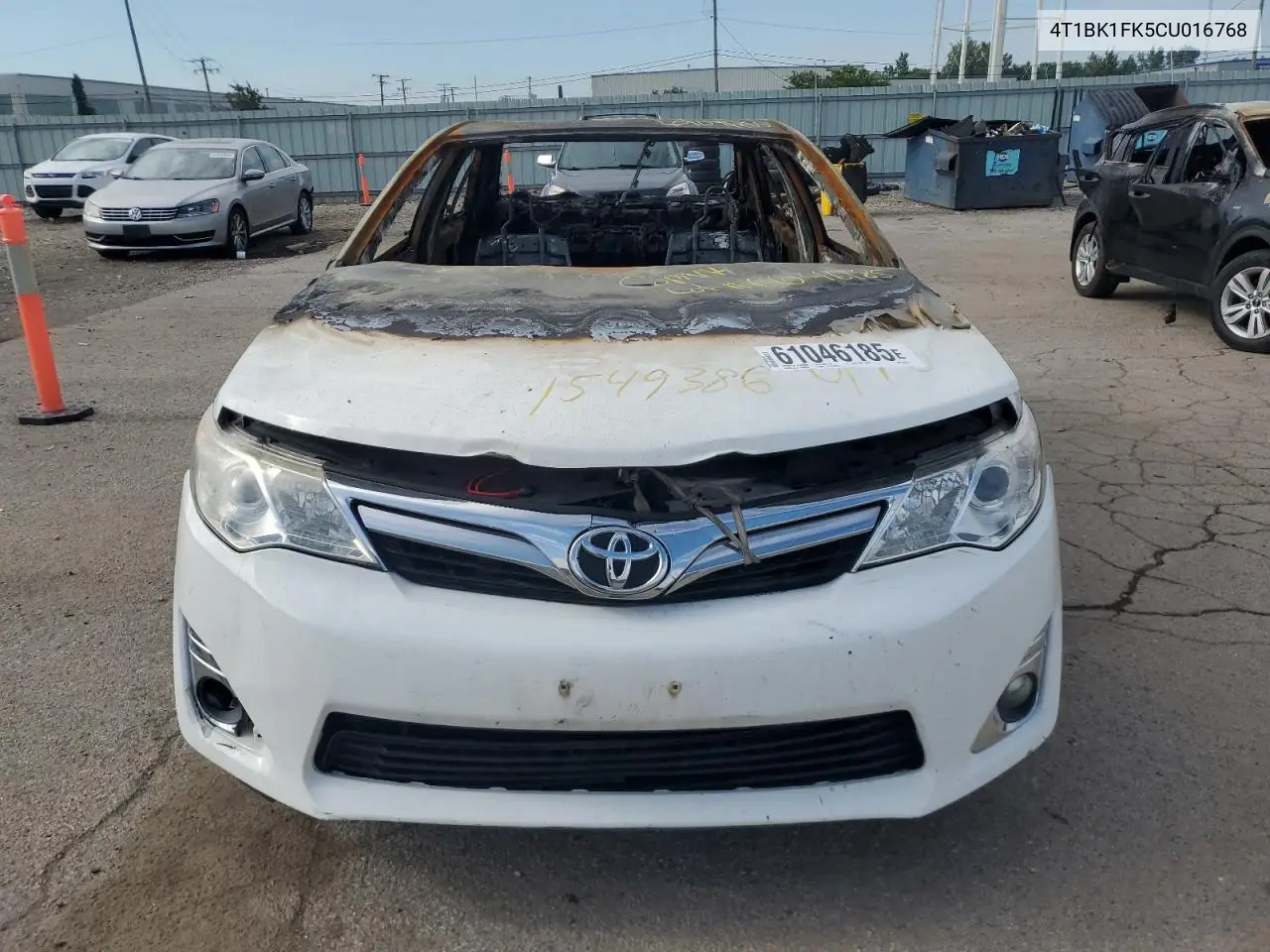 4T1BK1FK5CU016768 2012 Toyota Camry Se