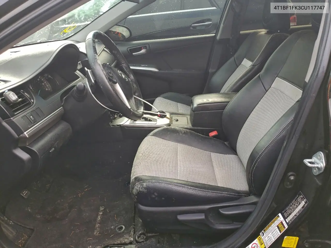 4T1BF1FK3CU117747 2012 Toyota Camry Base