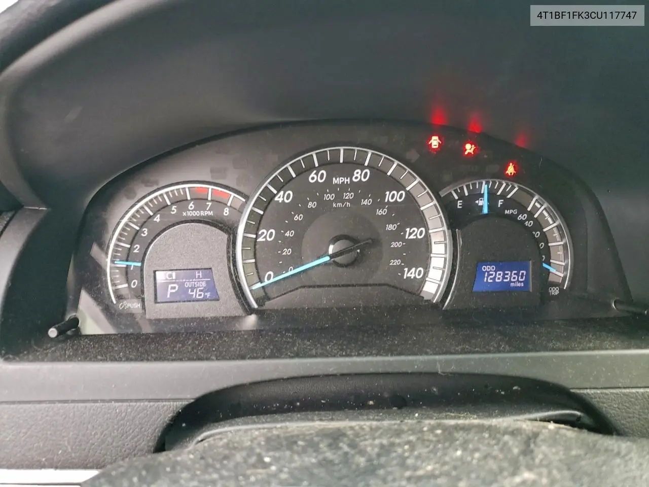 4T1BF1FK3CU117747 2012 Toyota Camry Base