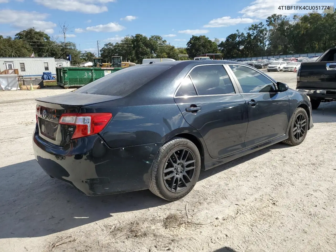 4T1BF1FK4CU051774 2012 Toyota Camry Base