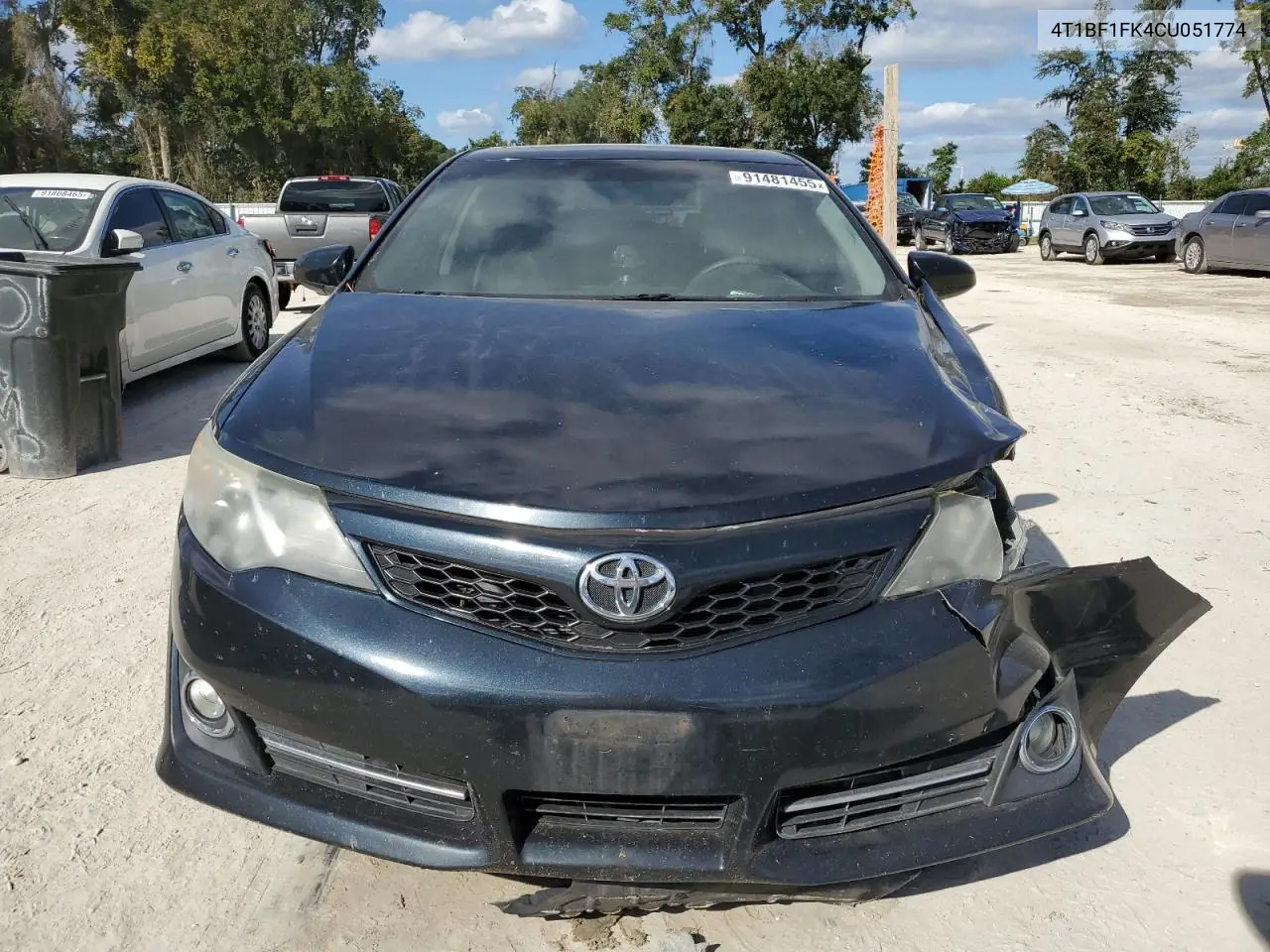 4T1BF1FK4CU051774 2012 Toyota Camry Base