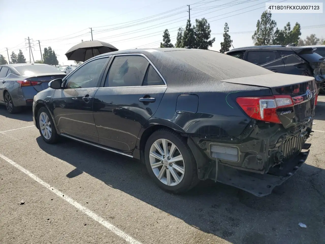4T1BD1FKXCU007123 2012 Toyota Camry Hybrid
