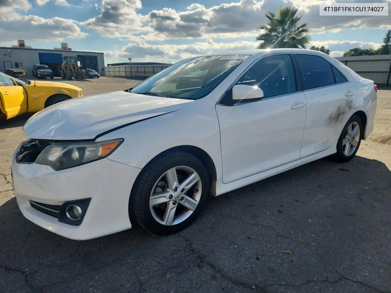 4T1BF1FK1CU174027 2012 Toyota Camry Base