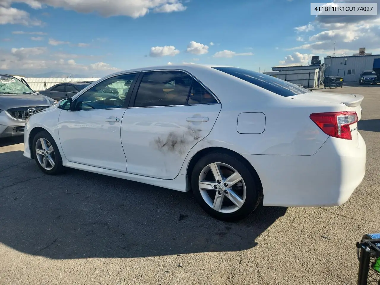 4T1BF1FK1CU174027 2012 Toyota Camry Base