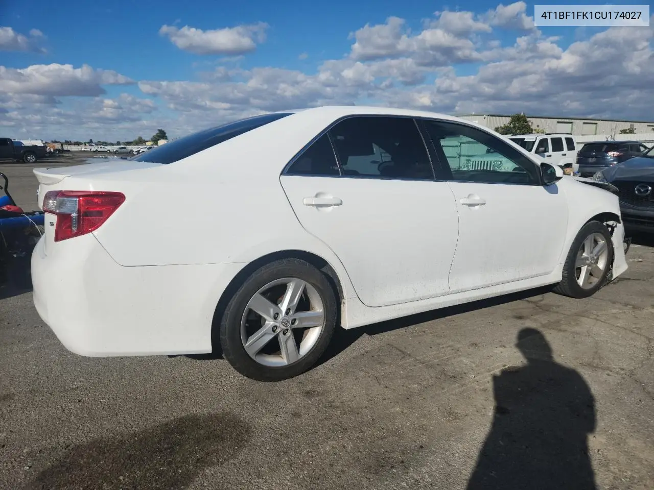 4T1BF1FK1CU174027 2012 Toyota Camry Base