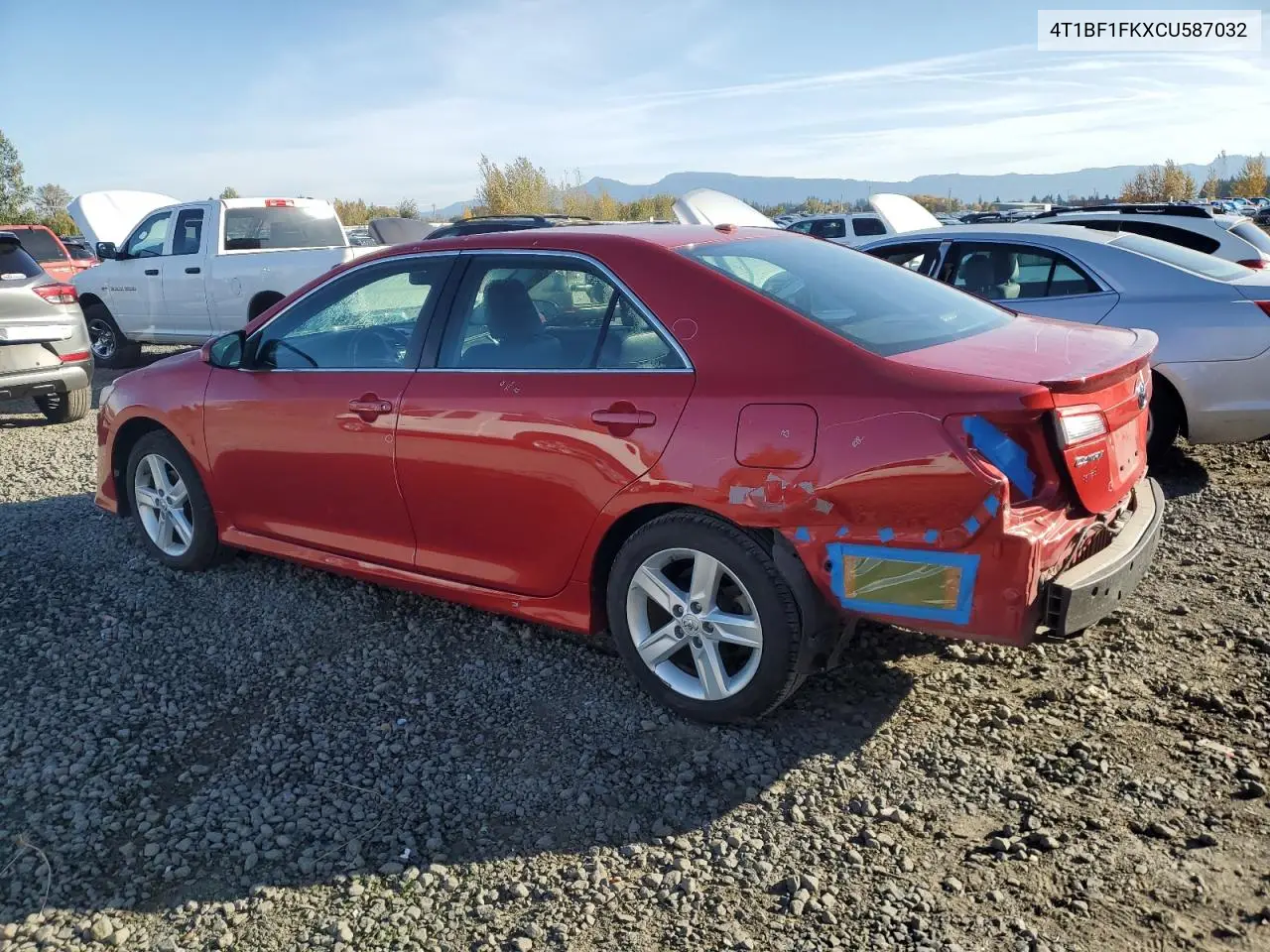 4T1BF1FKXCU587032 2012 Toyota Camry Base