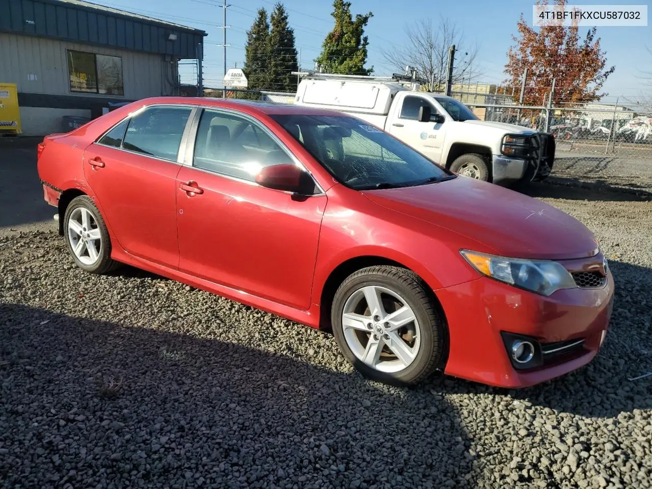 4T1BF1FKXCU587032 2012 Toyota Camry Base
