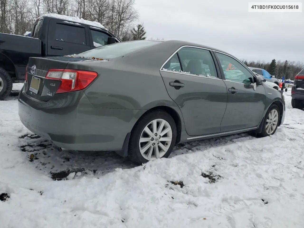 4T1BD1FK0CU015618 2012 Toyota Camry Hybrid