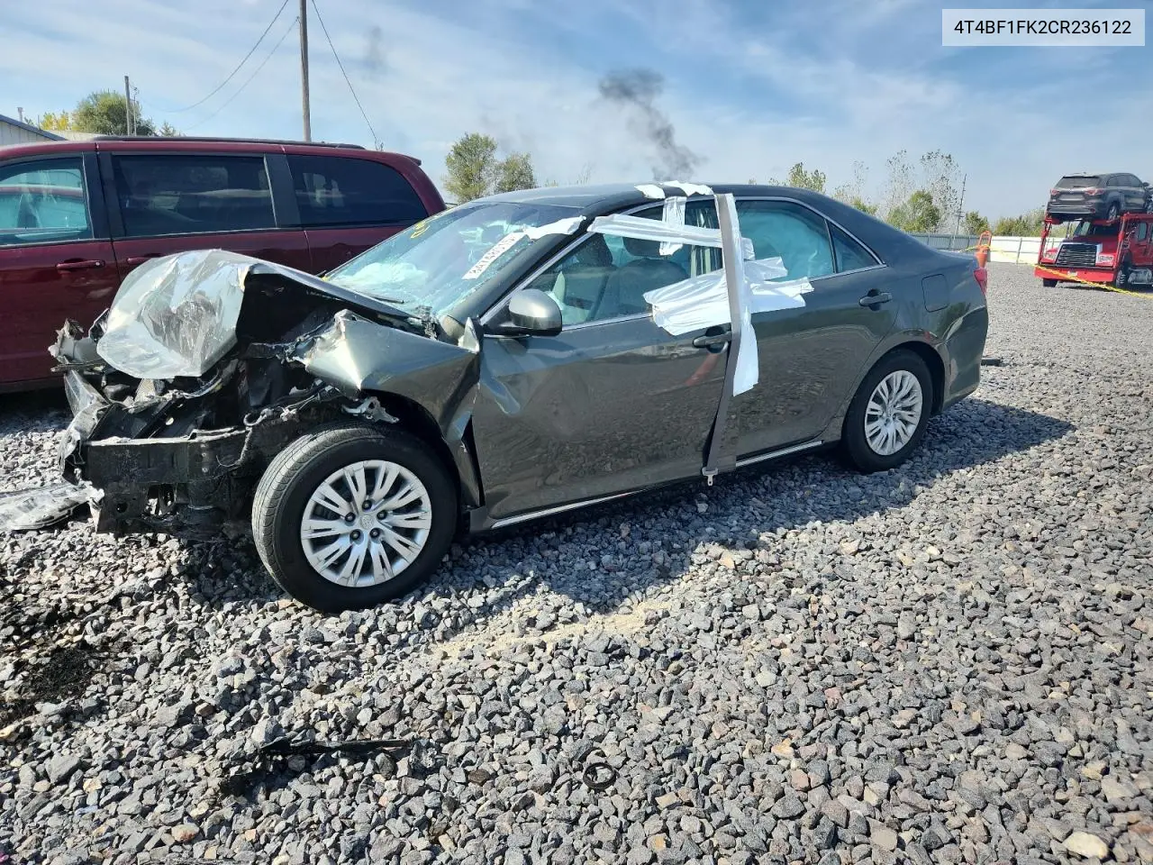 4T4BF1FK2CR236122 2012 Toyota Camry Base