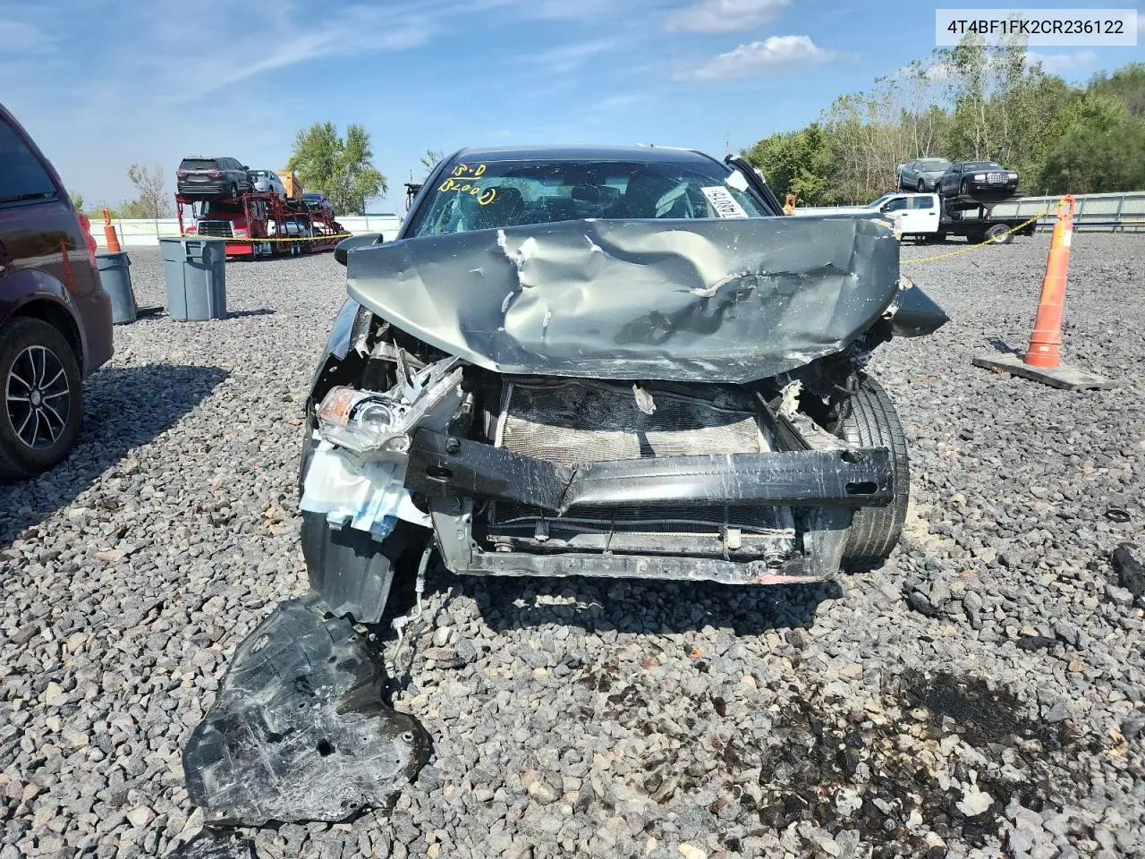 4T4BF1FK2CR236122 2012 Toyota Camry Base