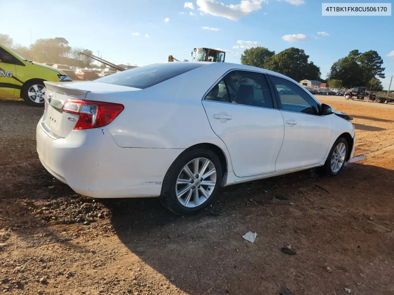 4T1BK1FK8CU506170 2012 Toyota Camry Se