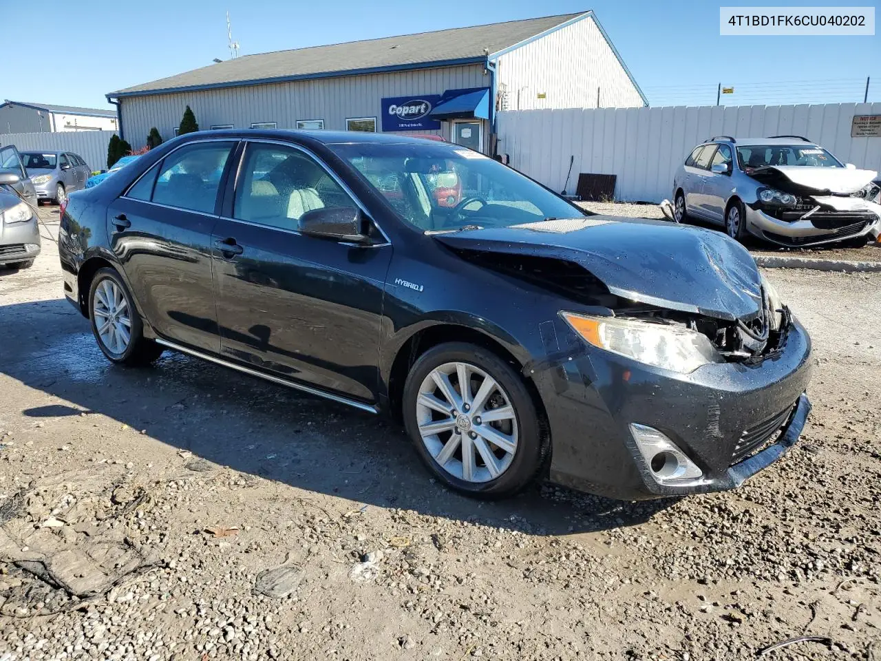 4T1BD1FK6CU040202 2012 Toyota Camry Hybrid