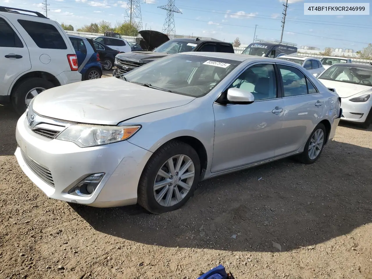 4T4BF1FK9CR246999 2012 Toyota Camry Base
