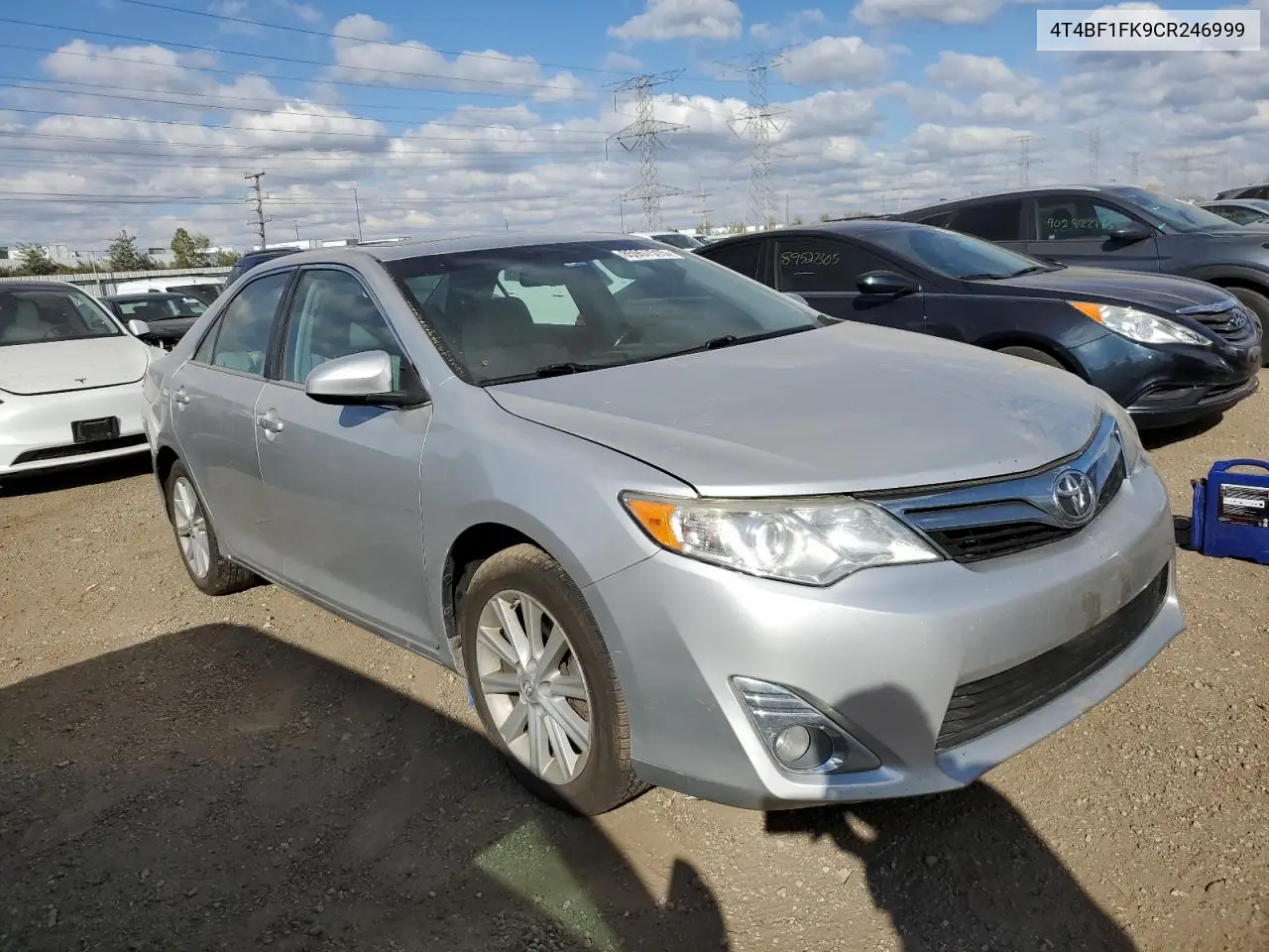 4T4BF1FK9CR246999 2012 Toyota Camry Base