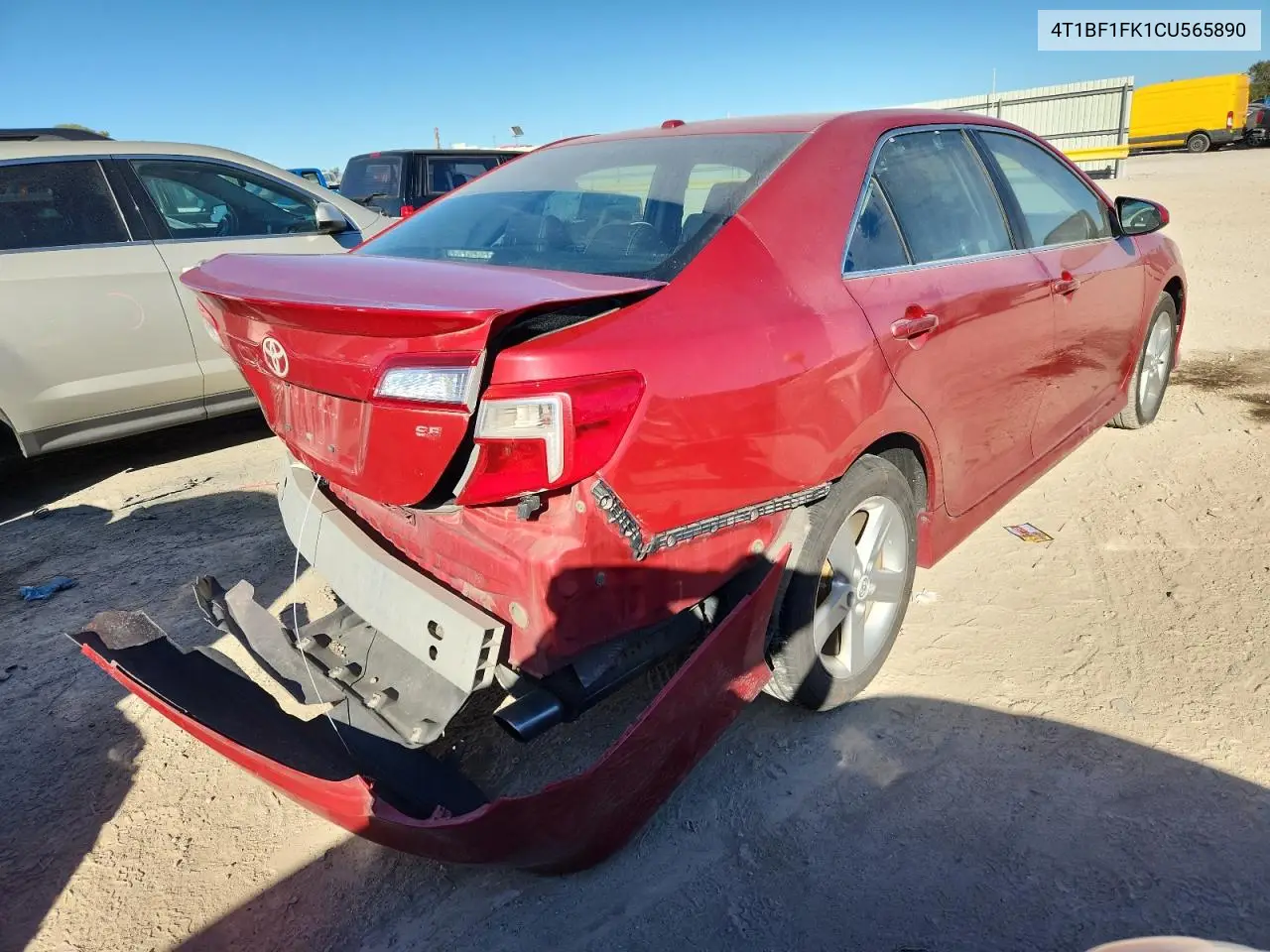 4T1BF1FK1CU565890 2012 Toyota Camry Base