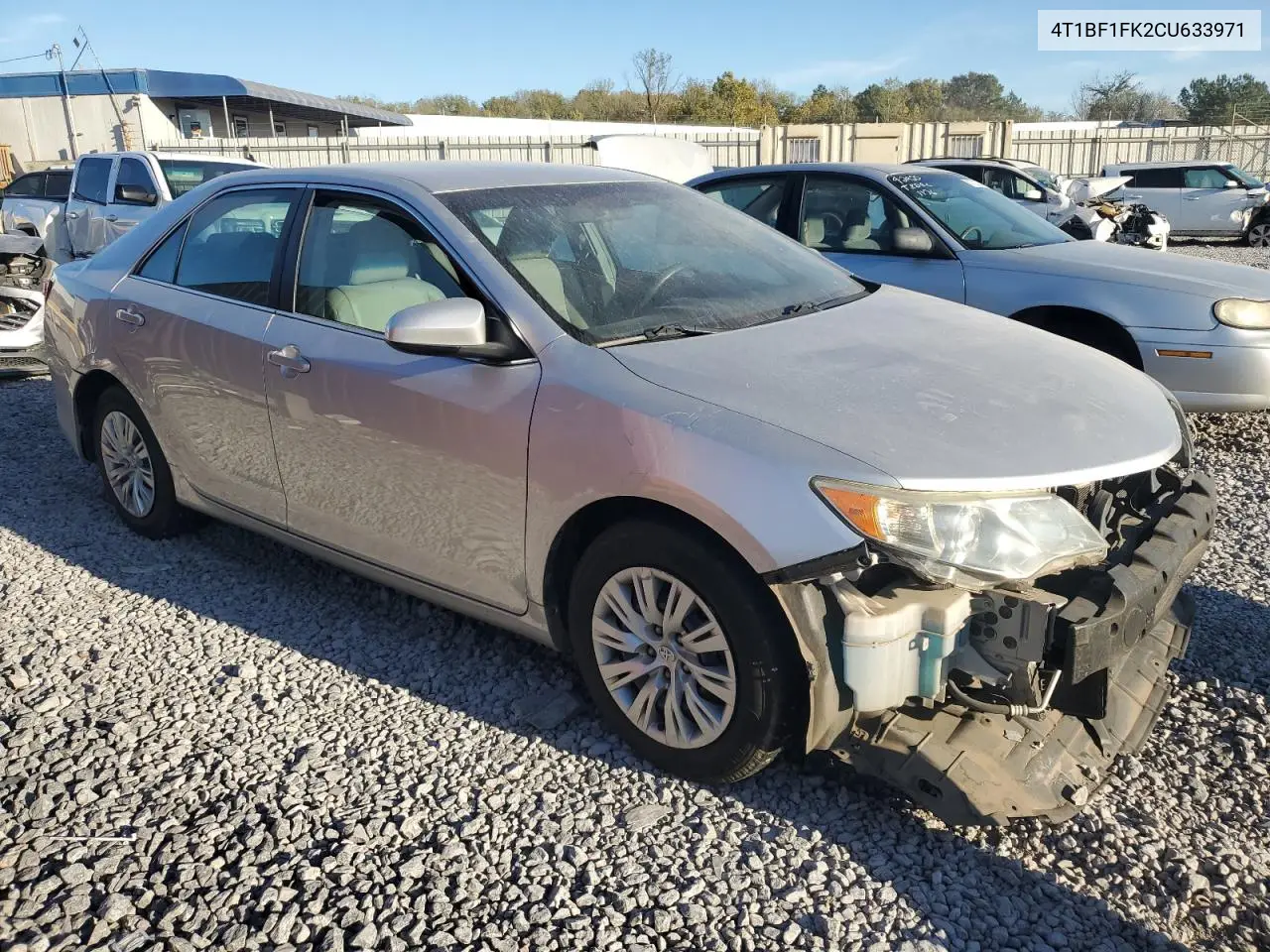 4T1BF1FK2CU633971 2012 Toyota Camry Base