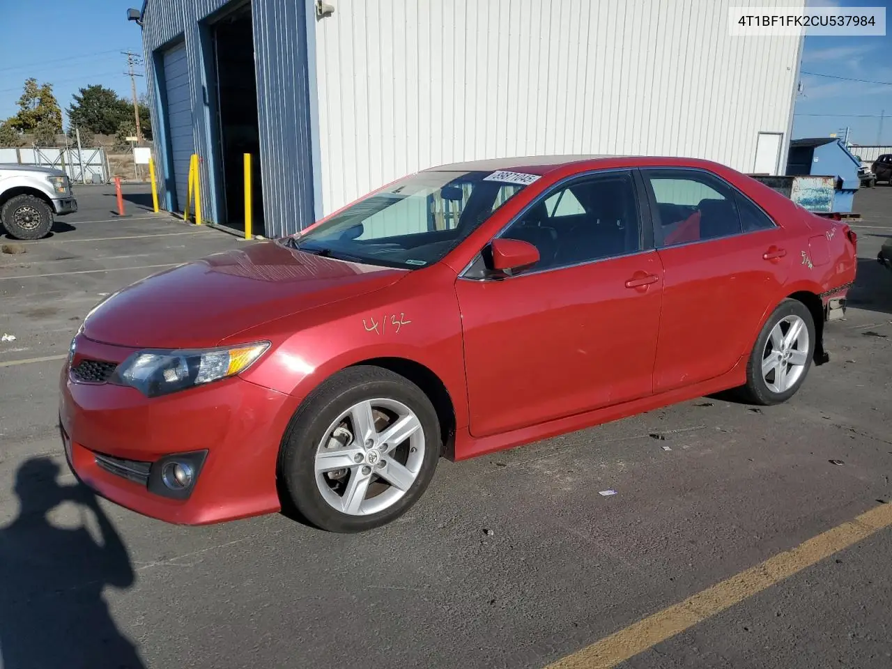 4T1BF1FK2CU537984 2012 Toyota Camry Base
