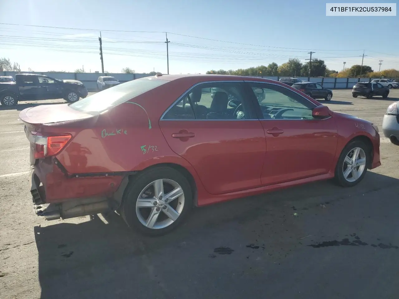 4T1BF1FK2CU537984 2012 Toyota Camry Base