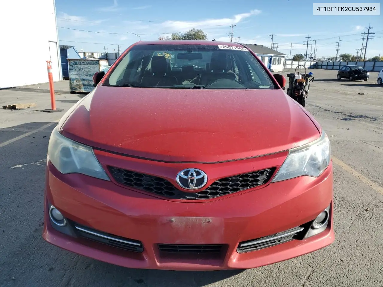 4T1BF1FK2CU537984 2012 Toyota Camry Base
